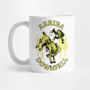 funny cowboy downfall arriba Mug